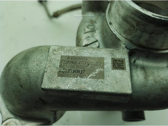 9673283680 TURBO PEUGEOT 207 (WA_, WC_)|Desguaces La Cabaña