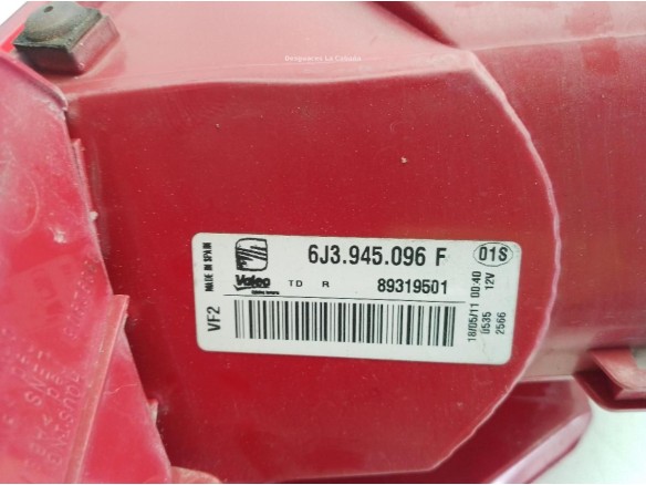 6J3945096F PILOTO TRA DER EXT SEAT IBIZA IV (6J5, 6P1)|Desguaces La Cabaña