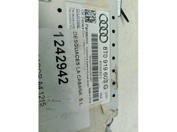 8T0919603G NAVEGADOR AUDI A4 (8K2, B8)|Desguaces La Cabaña