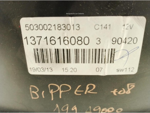 1371616080 CUADRO INSTRUMENTOS CITROEN NEMO Furgón (AA_)|Desguaces La Cabaña