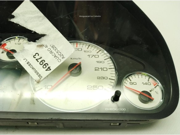 9664690380,A2C53282360, CUADRO INSTRUMENTOS PEUGEOT 407 (6D_)|Desguaces La Cabaña