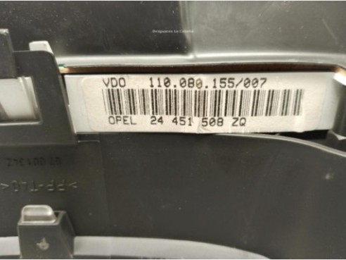 24451508ZQ, CUADRO INSTRUMENTOS OPEL ASTRA G Fastback (T98)|Desguaces La Cabaña