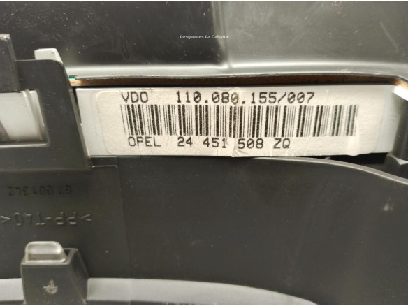 24451508ZQ, CUADRO INSTRUMENTOS OPEL ASTRA G Fastback (T98)|Desguaces La Cabaña