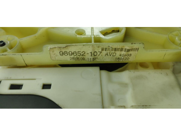 989652107 ELEVALUNAS PUERTA LAT DEL DER RENAULT LAGUNA III Grandtour (KT0/1) |Desguaces La Cabaña