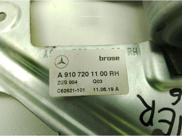 ELEVALUNAS PUERTA LAT DEL DER MERCEDES BENZ SPRINTER 3-t Furgón (906)|Desguaces La Cabaña