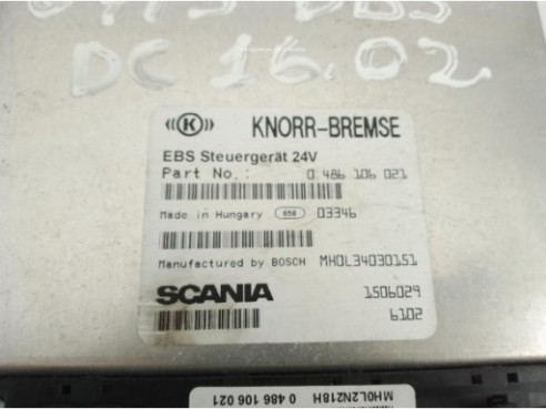 0486106021 MODULO ELECTRONICO SCANIA Series 4|Desguaces La Cabaña