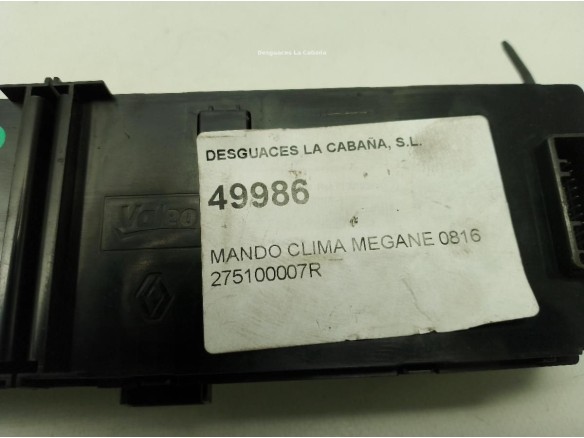 275100007R, MANDO CLIMA RENAULT MEGANE III Fastback (BZ0_)|Desguaces La Cabaña
