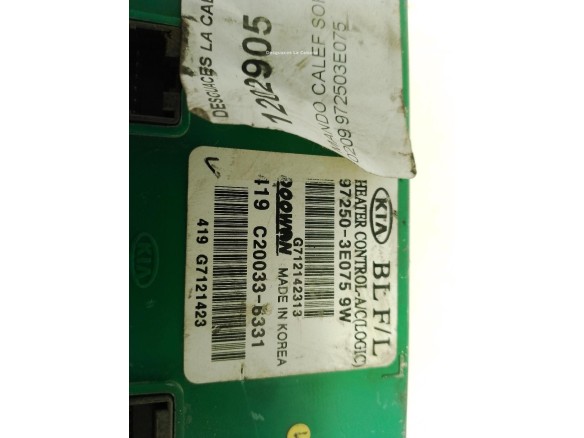 972503E075, MANDO CALEFACCION KIA SORENTO I (JC)|Desguaces La Cabaña
