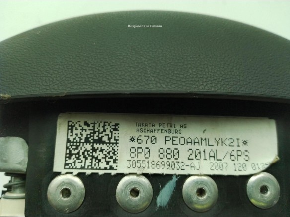 8P0880201CP6PS AIRBAG IZQ AUDI A3 (8P1)|Desguaces La Cabaña