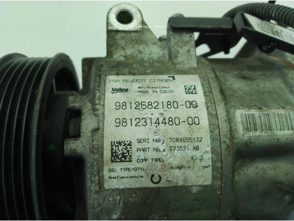 9827529180 COMPRESOR AA PEUGEOT 308 II|Desguaces La Cabaña