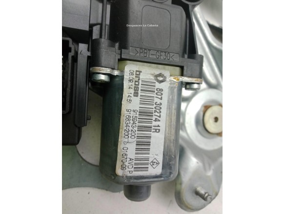 807205115R ELEVALUNAS PUERTA LAT DEL DER RENAULT SCENIC III (JZ0/1_)|Desguaces La Cabaña