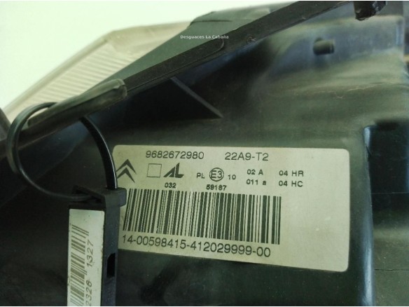 620685, 9682672980 FARO DERECHO CITROEN C3 I (FC_)|Desguaces La Cabaña