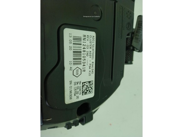 248105341R CUADRO INSTRUMENTOS RENAULT KOLEOS II|Desguaces La Cabaña
