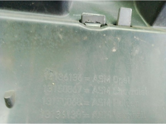 13216644, 13136136 REJILLA / CALANDRA OPEL ZAFIRA B (A05)|Desguaces La Cabaña