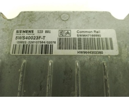 9647166880 CENTRALITA MOTOR CITROEN XSARA (N1)|Desguaces La Cabaña