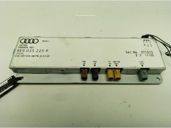 8E9035225P AMPLIFICADOR ANTENA AUDI A4 (8E2, B6)|Desguaces La Cabaña