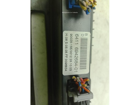 64119122396 MANDO CLIMA BMW 5 (E60)|Desguaces La Cabaña