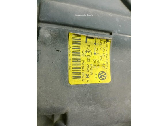 1T0941005P FARO IZQUIERDO VW TOURAN (1T1, 1T2)|Desguaces La Cabaña