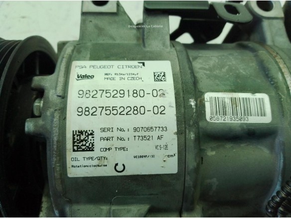 9827529180 COMPRESOR AA CITROEN BERLINGO (ER_, EC_)|Desguaces La Cabaña