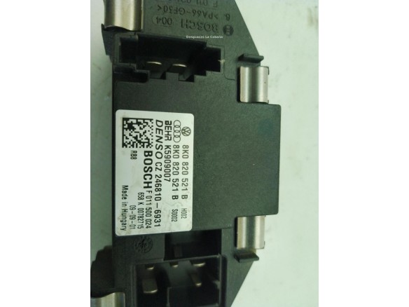 8K0820521B RESISTENCIA CALEFACCION AUDI Q5 (8RB)|Desguaces La Cabaña