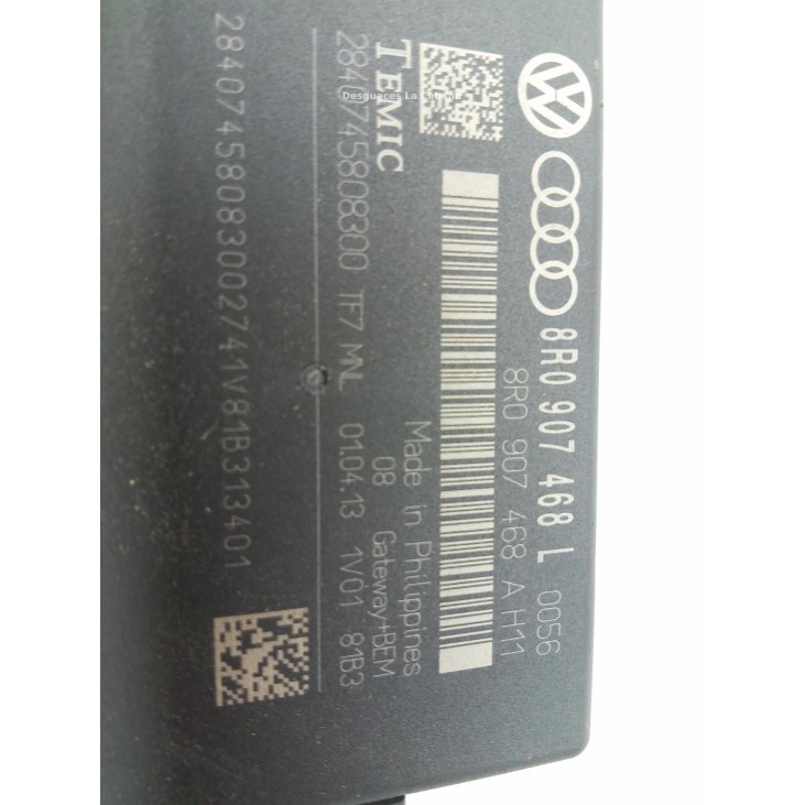 8R0907468L MODULO ELECTRONICO 5 AUDI A4 Avant (8K5, B8) |Desguaces La Cabaña
