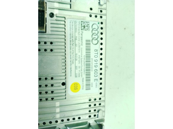 8R0919603E PANTALLA MULTIMEDIA AUDI Q5 (8RB)|Desguaces La Cabaña