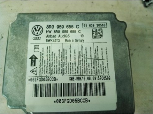   KIT AIRBAGS + SALPICADERO + CINTURONES O ANCLAJE + CENTRALIT AUDI Q5 (8RB)|Desguaces La Cabaña