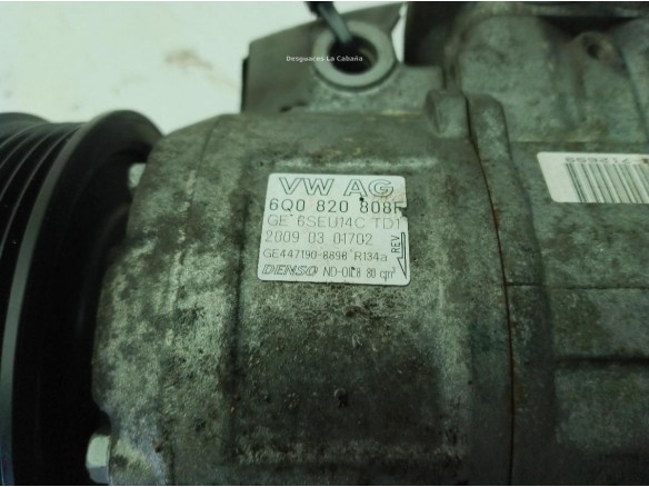 6Q08208081 COMPRESOR AA SEAT IBIZA IV SPORTCOUPE (6J1, 6P5)|Desguaces La Cabaña