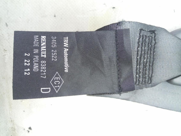 34052522 CINTURON DEL DER RENAULT CLIO III (BR0/1, CR0/1) |Desguaces La Cabaña