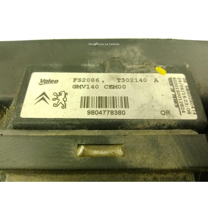 9804778380 ELECTROVENTILADOR PEUGEOT 508 |Desguaces La Cabaña