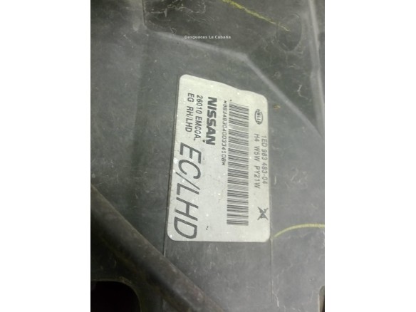   FARO DERECHO NISSAN TIIDA Fastback (C11)|Desguaces La Cabaña