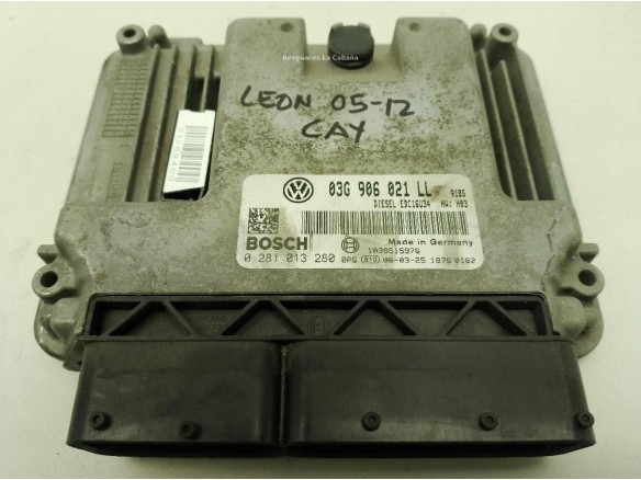 03G906021LL, CENTRALITA MOTOR SEAT LEON (1P1)|Desguaces La Cabaña