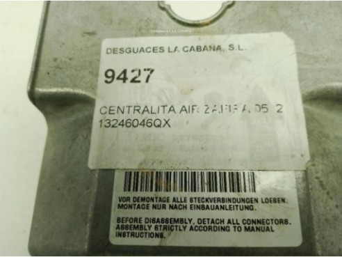 13246046QX, CENTRALITA AIRBAG OPEL ZAFIRA B (A05)|Desguaces La Cabaña