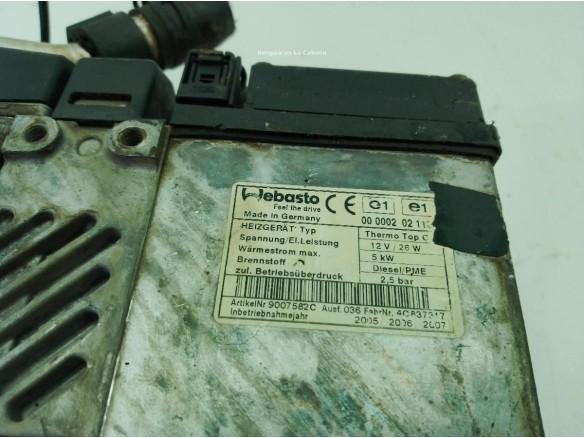 7L6815071 CALEFACCION ADICIONAL/ AUTONOMA VW TOUAREG (7LA, 7L6, 7L7)|Desguaces La Cabaña