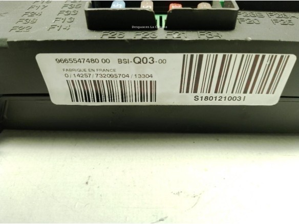 966554748000 CAJA FUSIBLES INTERIOR (BSI) CITROEN C4 II (B7)|Desguaces La Cabaña