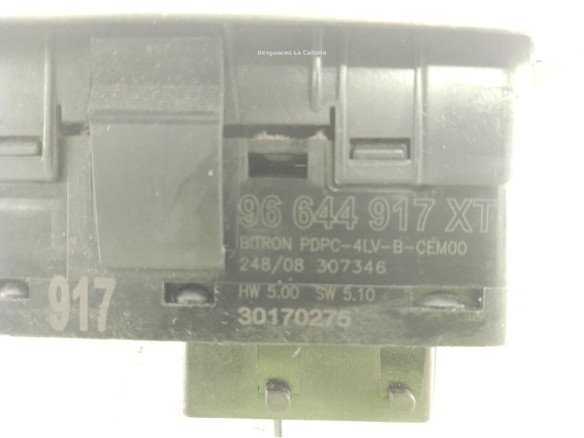 MANDO ELEVALUNAS PUERTA LAT DEL IZQ PEUGEOT 308 (4A_, 4C_)|Desguaces La Cabaña