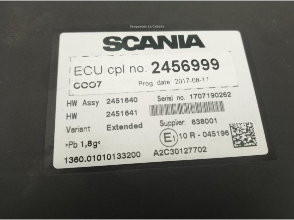 A2C30127702 MODULO ELECTRONICO SCANIA K|Desguaces La Cabaña