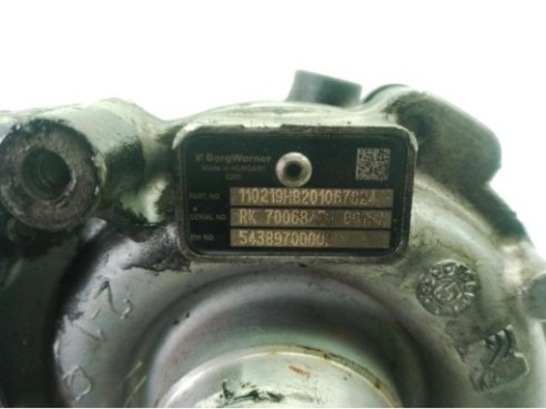 54389700005 TURBO NISSAN QASHQAI III (J12)|Desguaces La Cabaña