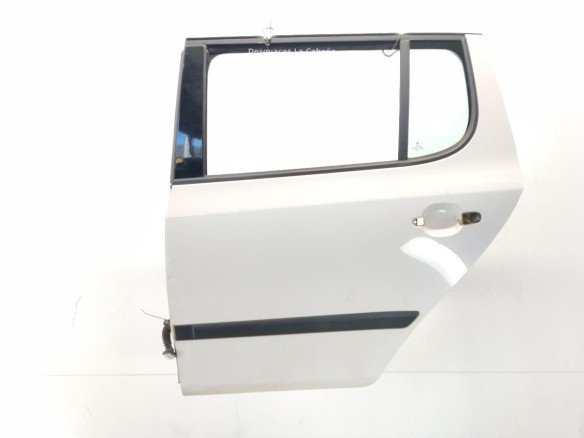 5J6833055 PUERTA LAT TRA IZQ SKODA FABIA II (542)|Desguaces La Cabaña