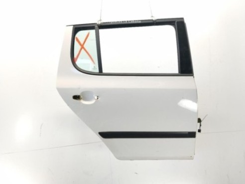 5J6833055 PUERTA LAT TRA IZQ SKODA FABIA II (542)|Desguaces La Cabaña 2