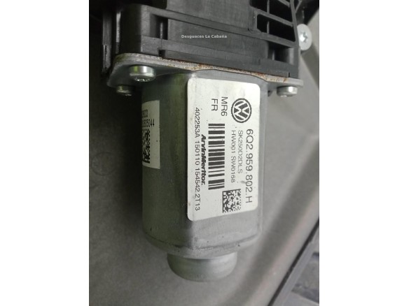 5J4837461 ELEVALUNAS PUERTA LAT DEL IZQ SKODA FABIA II (542)|Desguaces La Cabaña