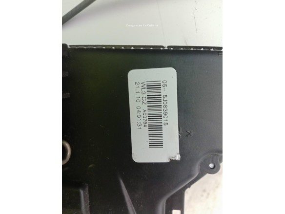 5J0839015 CERRADURA PUERTA LAT TRA IZQ SKODA FABIA II (542)|Desguaces La Cabaña