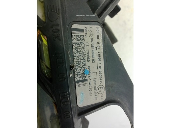 1606930180 FARO IZQUIERDO CITROEN C3 II|Desguaces La Cabaña