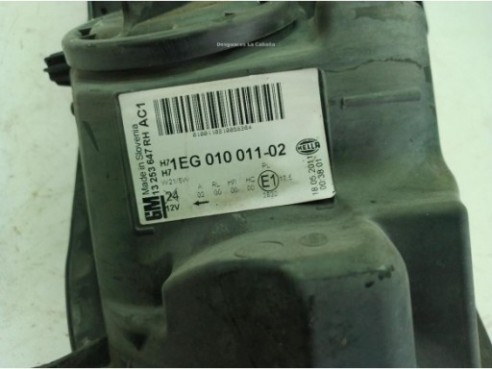 13253647RH FARO DERECHO OPEL ASTRA J (P10)|Desguaces La Cabaña