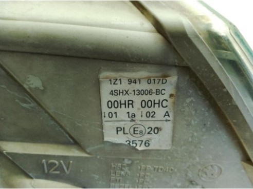 1Z1941017D, 4SHX13006BC FARO IZQUIERDO SKODA OCTAVIA II (1Z3)|Desguaces La Cabaña