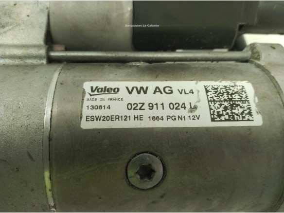 02Z911024L ARRANQUE SEAT LEON (5F1)|Desguaces La Cabaña
