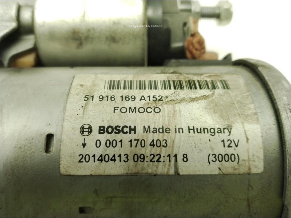 51916169, ARRANQUE FORD KA (RU8)|Desguaces La Cabaña