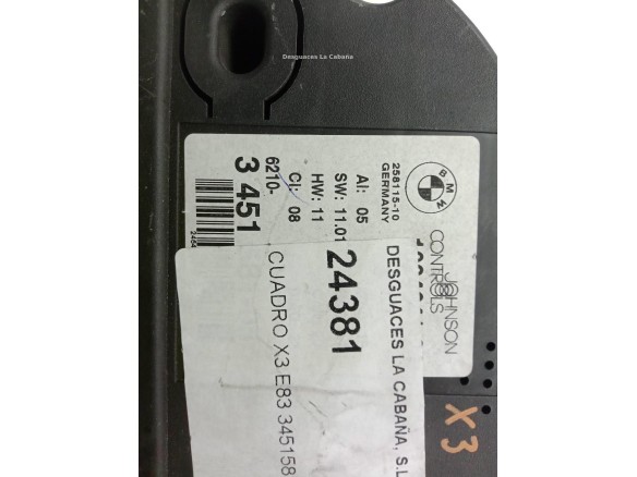 3451581, CUADRO INSTRUMENTOS VW CADDY III Furgón (2KA, 2KH, 2CA, 2CH)|Desguaces La Cabaña