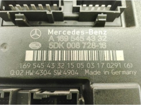 A1695454332, CENTRALITA MOTOR MERCEDES BENZ CLASE B (W245)|Desguaces La Cabaña