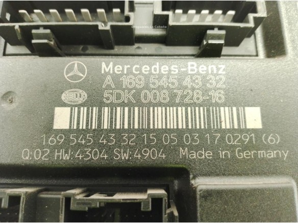 A1695454332, CENTRALITA MOTOR MERCEDES BENZ CLASE B (W245)|Desguaces La Cabaña